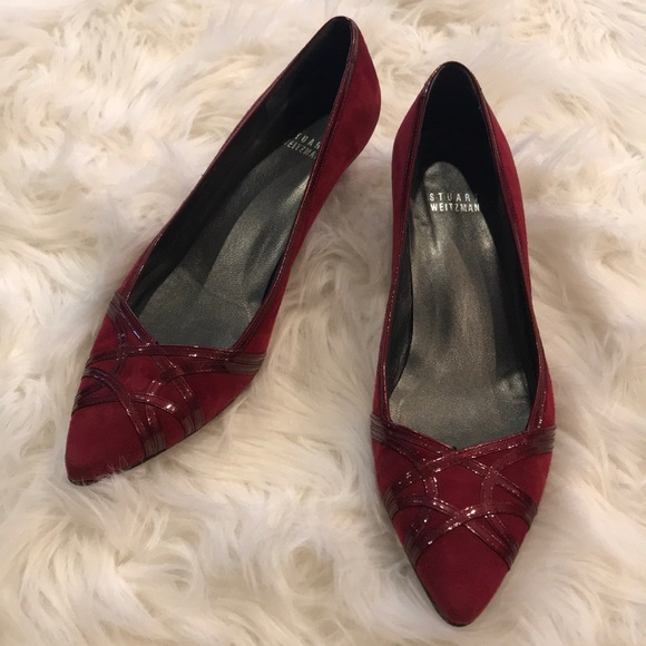 Stuart Weitzman Shoes - Stuart Weitzman Red Pumps